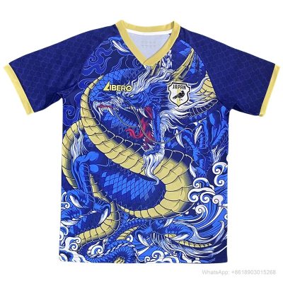 2024 Japan special version dragon blue soccer jersey yupoo