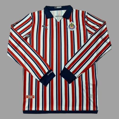 2018 Chivas World Cup Home Long Sleeve Retro Soccer Jersey