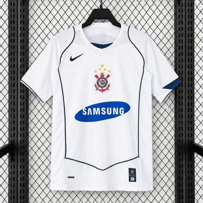 2005 Corinthians Home Retro Soccer Jersey