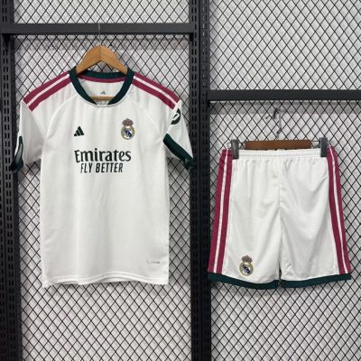 26/27 Real Madrid Home Kids Soccer Jersey Size 16-28