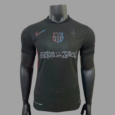 24/25 Barcelona Away Travis Scott Player Edition Soccer Jersey