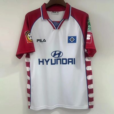 99/00 Hamburger Home Retro Soccer Jersey