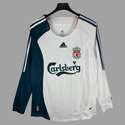 06/07 Liverpool Third Long Sleeve Retro Soccer Jersey