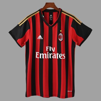13/14 AC Milan Home Retro Soccer Jersey