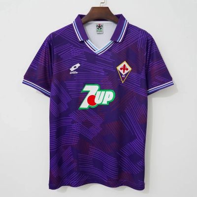 92/93 Fiorentina Home Retro Soccer Jersey