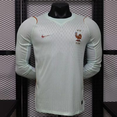 2026 France Away Player Version Long Sleeve Soccer Jersey