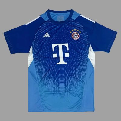 25/26 Bayern Munich Goalkeeper Blue Soccer Jersey