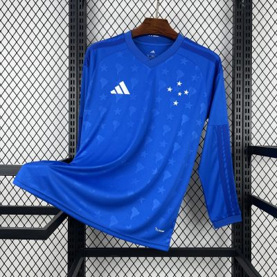 2026 Cruzeiro Home Long Sleeve Soccer Jersey