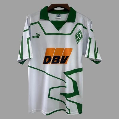 93/94 Werder Bremen Home Retro Soccer Jersey