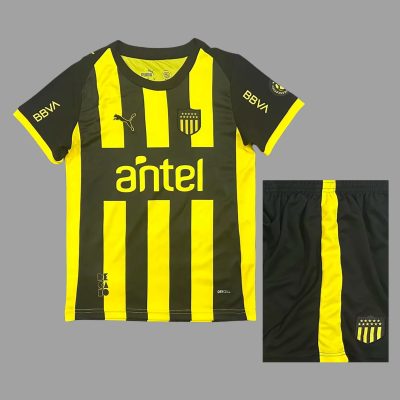 2026 Penarol Home Kids Soccer Jersey Size 16-28