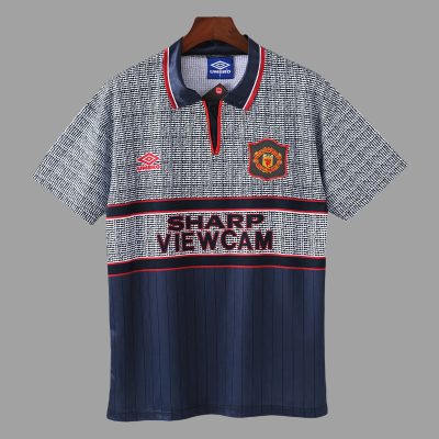 95/96 Manchester United Away Retro Soccer Jersey