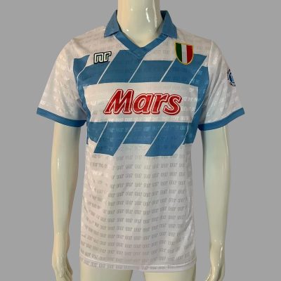 90/91 Napoli Away Retro Soccer Jersey