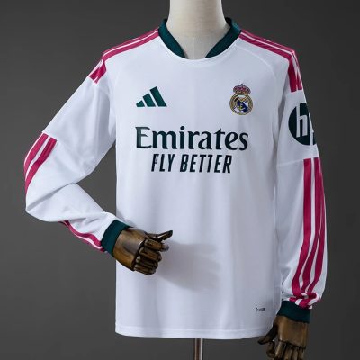 26/27 Real Madrid Home Long Sleeve Soccer Jersey