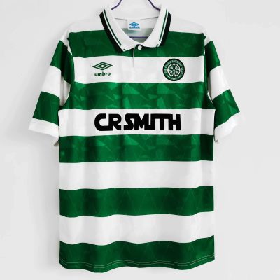 89/91 Celtic Home Retro Soccer Jersey