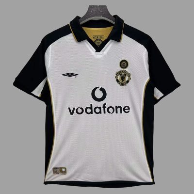 01/02 Manchester United Away Retro Soccer Jersey