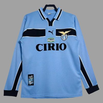 98/00 Lazio Home Long Sleeve Retro Jersey