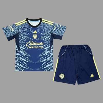 25/26 Club America Away Kids Soccer Jersey Size 16-28