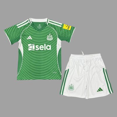 25/26 Newcastle United Away Kids Soccer Jersey Size 16-28