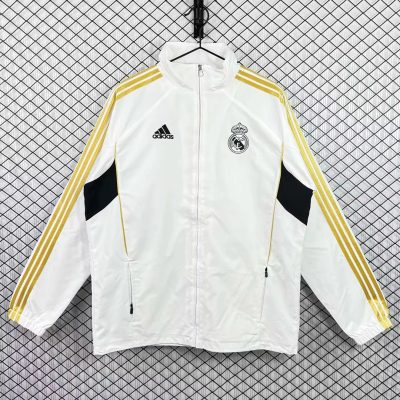 11/12 Real Madrid Home White Windbreaker