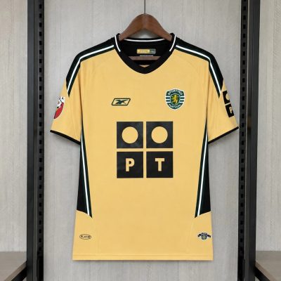 03/04 Sporting CP Lisbon Away Retro Soccer Jersey