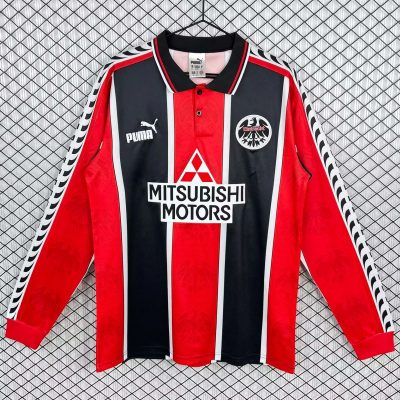 96/97 Frankfurt Home Long Sleeve Retro Soccer Jersey