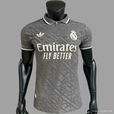 24/25 Real Madrid third Player Version soccer jersey