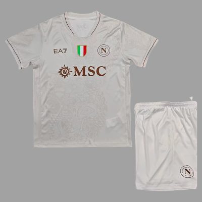 25/26 Napoli Away Kids Soccer Jersey Size 16-28