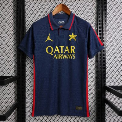 26/27 PSG Jordan Collaborative Version Navy Blue Soccer Jersey