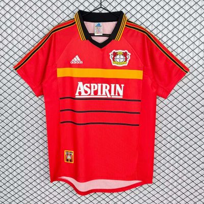 99/00 Leverkusen Home Retro Soccer Jersey