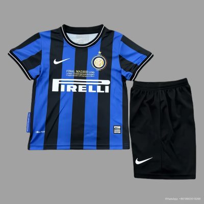 09/10 Inter Milan Final kids retro soccer jersey