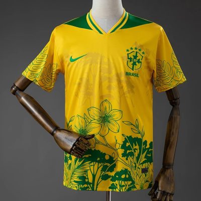 2026 Brazil Yellow Green Special Edition Soccer Jersey