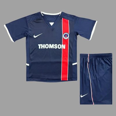 02/03 PSG Home Kids Retro Soccer Jersey Size 16-28