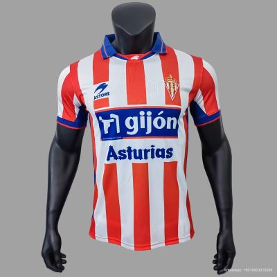 03/04 Sporting de Gijon Home Retro Soccer Jersey