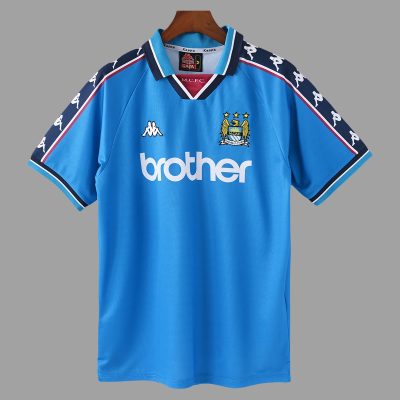 97/99 Manchester City Home Retro Soccer Jersey