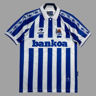 94/95 Real Sociedad Home Retro Soccer Jersey