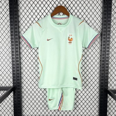 2026 France Away Kids Soccer Jersey Size 16-28
