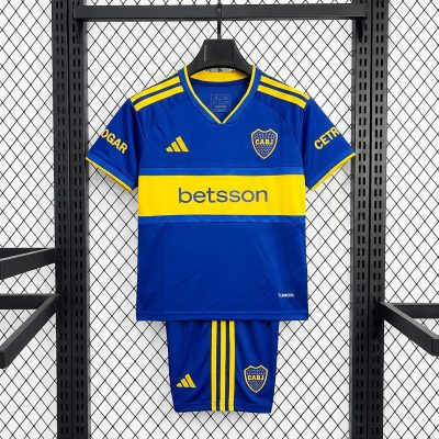 2027 Boca Juniors Home Kids Soccer Jersey