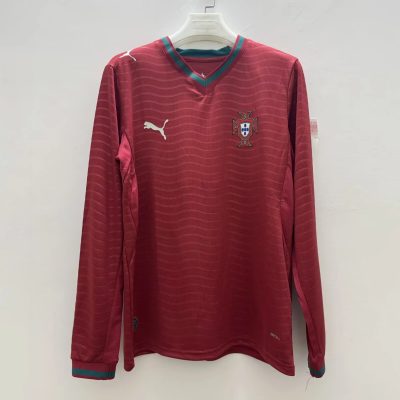 2026 Portugal Home Long Sleeve Soccer Jersey