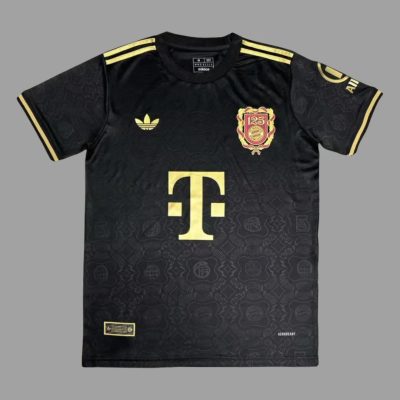 2025 Bayern Munich 125 Years Anniversary Black Soccer Jersey