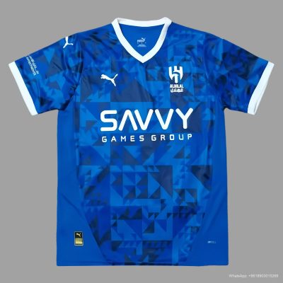 24/25 Al-Hilal Home Soccer Jersey
