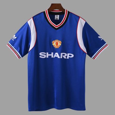 84/86 Manchester United Third Retro Soccer Jersey
