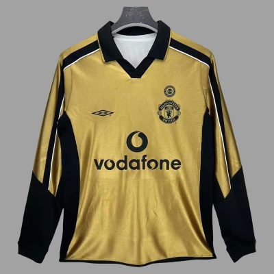 01/02 Manchester United Third Long Sleeve Retro Soccer Jersey