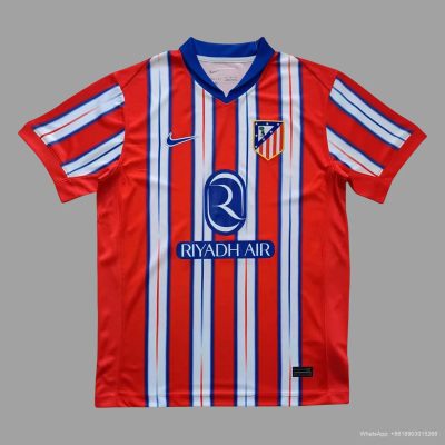 24/25 Atletico Madrid home soccer jersey