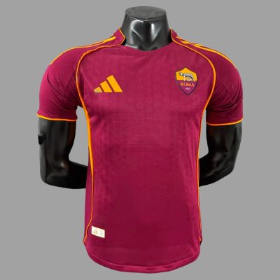 25/26 Roma Home Player Version Soccer Jersey