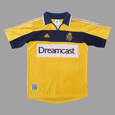 00/01 La Coruna Away Retro Soccer Jersey