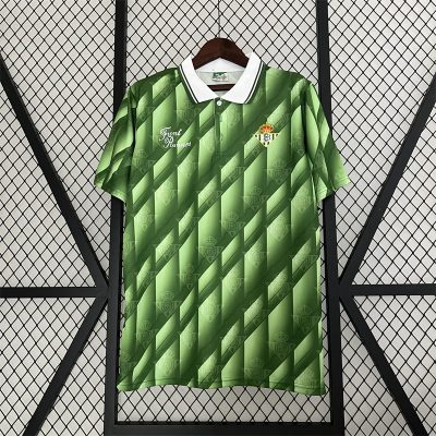 91/92 Real Betis Away Retro Soccer Jersey