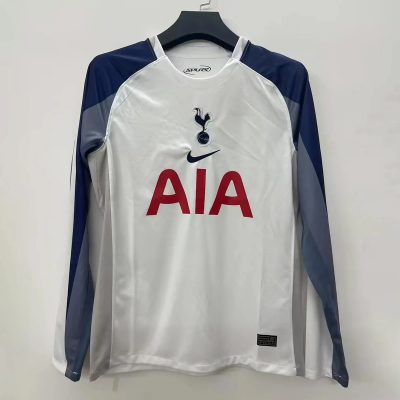 25/26 Tottenham Hotspur Home Long Sleeve Soccer Jersey