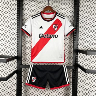 2027 River Plate Home Kids Soccer Jersey Size 16-28