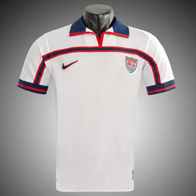 1998 USA Home Retro Soccer Jersey