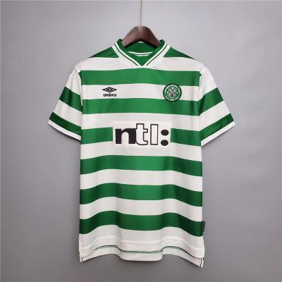 99/01 Celtic Home Retro Soccer Jersey